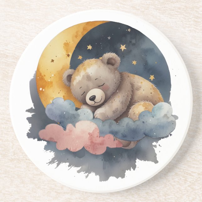 Cute Teddy Bear Coaster (Front)