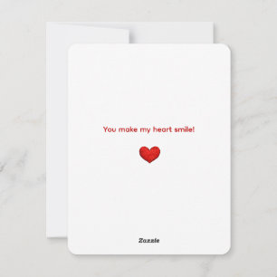 Cute Teddy Bear Couple in Love  Holiday Card