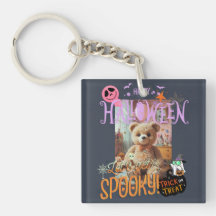 Cute teddy bear halloween design