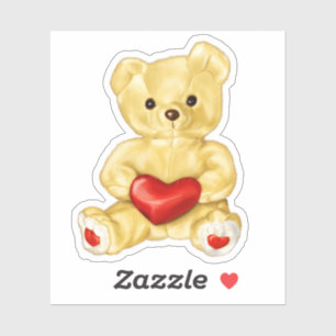 Cute Teddy Bear Holding Heart – Adorable Plush Toy