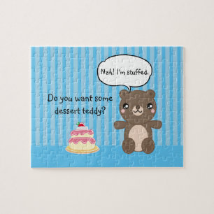 Cute Teddy Bear Kids Funny Joke  Jigsaw Puzzle