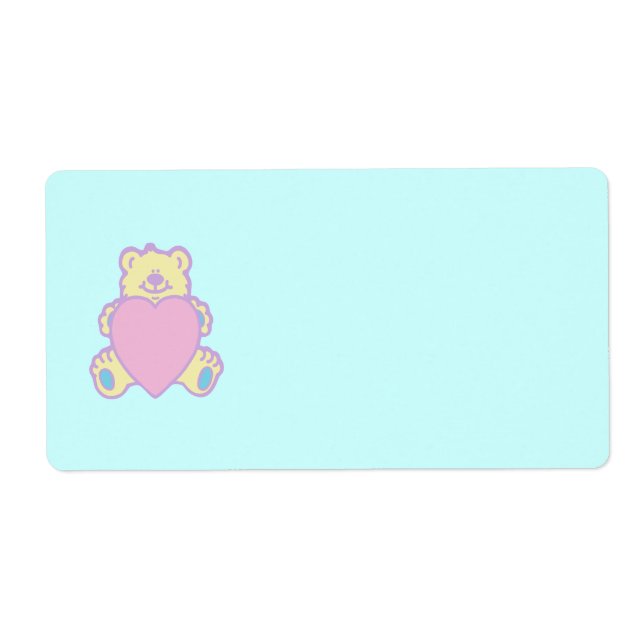 Cute Teddy Bear Love Heart (Front)