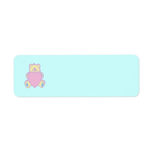 Cute Teddy Bear Love Heart (Front)