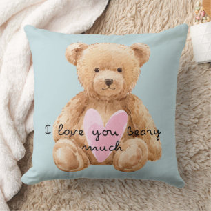 Cute Teddy Bear Love Pillow