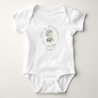 Cute Teddy Bear Overalls Hat Personalized Name