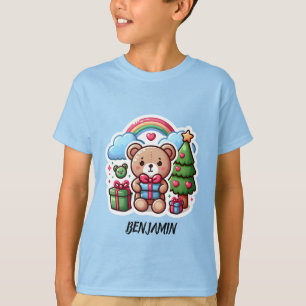 Cute Teddy Bear Personalized Boy T-Shirt