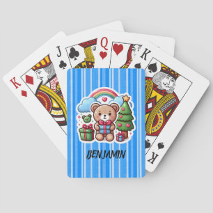 Cute Teddy Bear Personalized Playing Cards