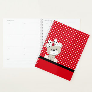 cute teddy bear planner