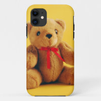 Cute teddy bear print phone case