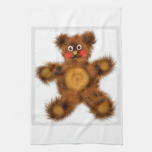 Cute Teddy Bear Toy Children Baby Shower Kitchen Towel