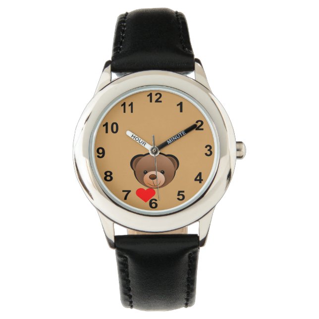 Cute Teddy Bear Watch (Front)