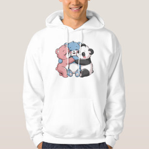 Cute Teddy Bears with Panda Hoodie