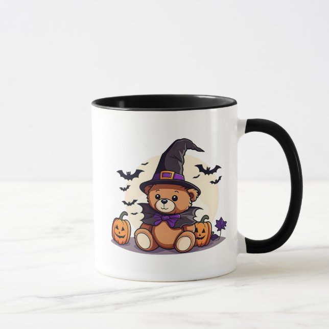 Cute Teddy Halloween Mug (Right)