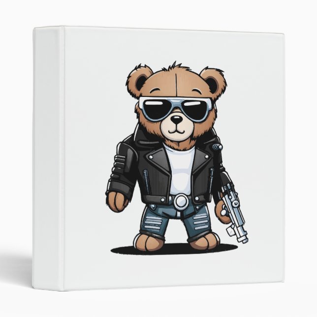 Cute Teddy Memes Binder (Front/Spine)