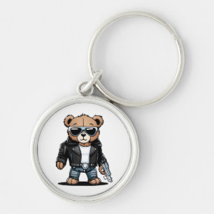 Cute Teddy Memes Keychain
