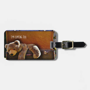 Cute TeddyBear Personalized Luggage TAG