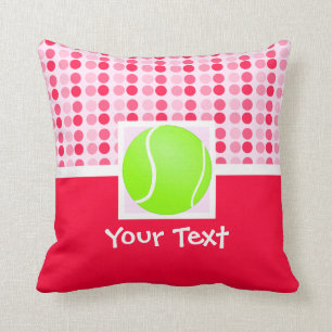 Cute Tennis Ball Throw Pillow
