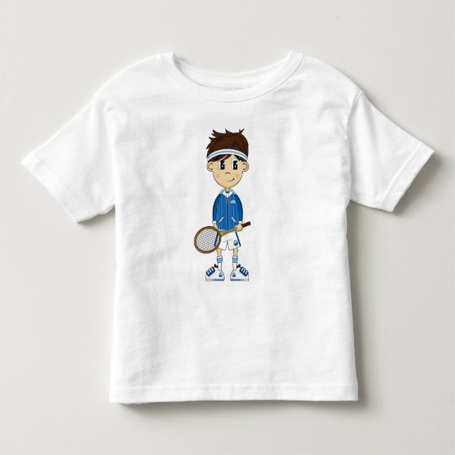 Cute Tennis Boy Tee (Front)