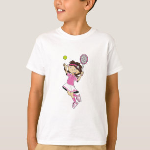 Cute Tennis Girl T-Shirt