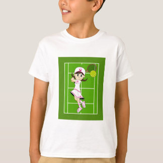 Cute Tennis Girl Tee