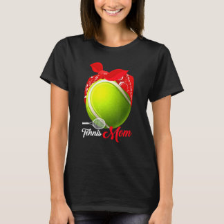Cute Tennis Mom Tennis Player Mommy Mothers Day Wo T-Shirt