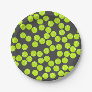 Cute Tennis Paper Plates