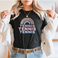 Cute Tennis Rainbow T-Shirt