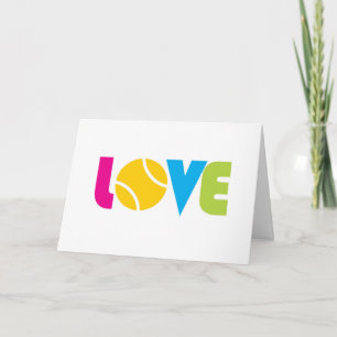 Cute Tennis - Valentine's day Card