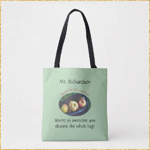 Cute Thank A Teacher Tote Bag