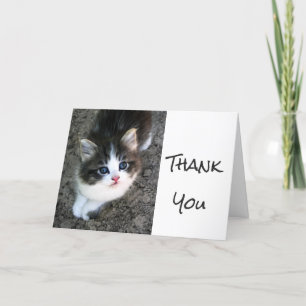 CUTE "Thank You" Customizable Personalizable Thank You Card
