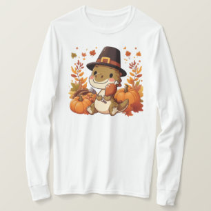 Cute Thanksgiving Dinosaur T-Shirt