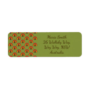 Cute Thanksgiving Fall Turkey Pattern