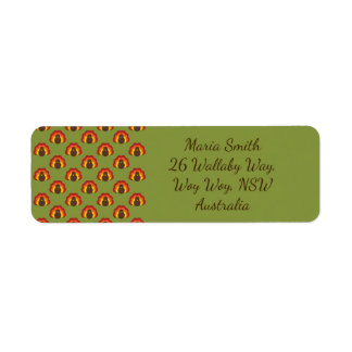 Cute Thanksgiving Fall Turkey Pattern