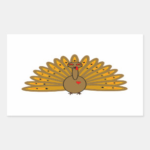 Cute Thanksgiving Friendsgiving Turkey Sticker