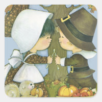 Cute Thanksgiving Pilgrim Wishes