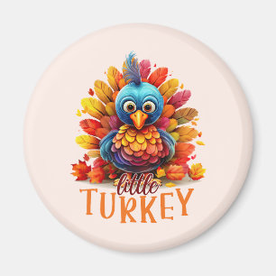 Cute Thanksgiving Turkey Magnet