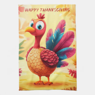 Cute Thanksgiving Turquie serviette de cuisine