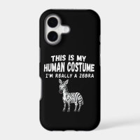 Cute This Is My Human Costume I'm Really A Zebra