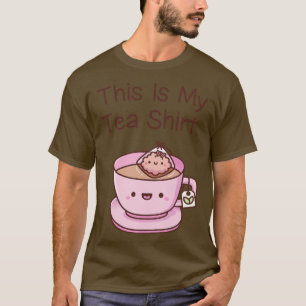 Cute This Is My Tea Pun Humour T-Shirt