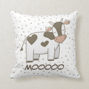 Cute Throw Pillow Nursery Decor Kids Pillow Cow