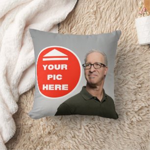 Cute! Throw Pillow - Personalized - 16" x 16"