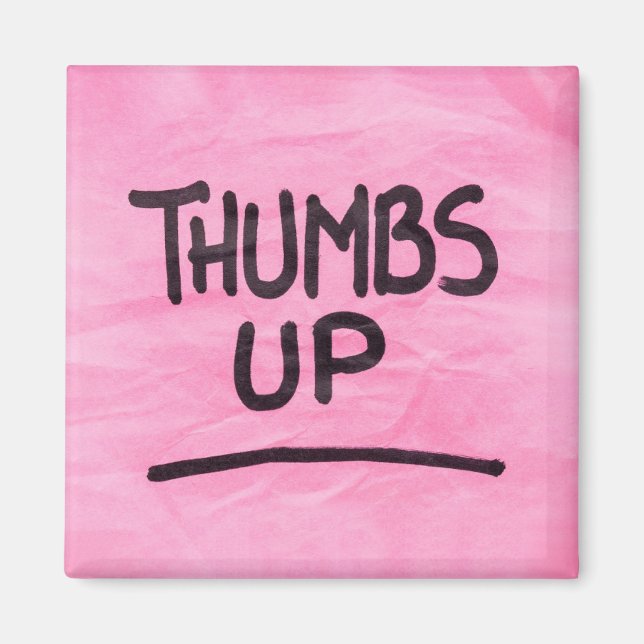 Cute Thumbs Up Graphics Cool Thumbs Up Image Magnet (Front)
