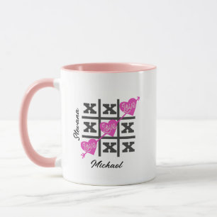 Cute Tic-Tac-Toe Valentine's Day Love Gift Mug