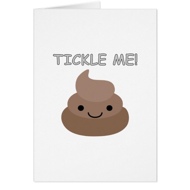 Cute Tickle Me Poop Emoji (Front)