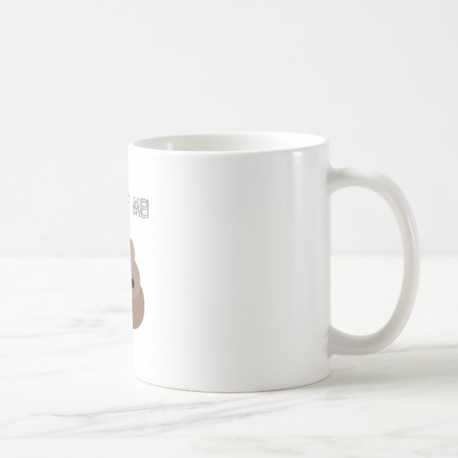 Cute Tickle Me Poop Emoji Coffee Mug (Right)