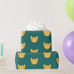 Cute Tiger Birthday  Wrapping Paper