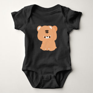 Cute Tiger Couple Baby Bodysuit