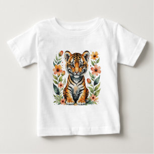 Cute tiger cub Baby T-Shirt