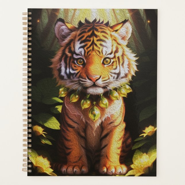 Cute Tiger Cub Planner (Front)