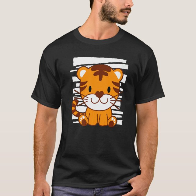 Cute Tiger I Baby Tiger I Tiger I Kids Tiger  1 T-Shirt (Front)